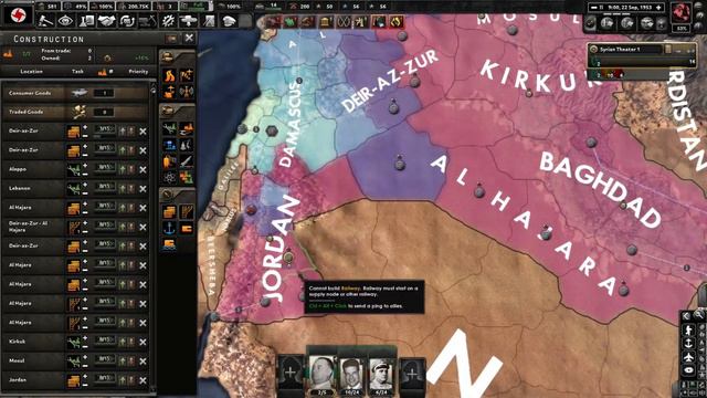 【TWR HOI4】Greater Syrian state | Timelapse. смотреть онлайн