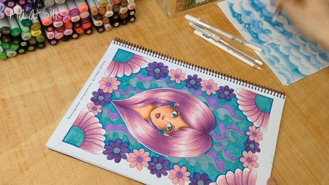 How to Add White Highlights to Art, Drawings and Coloring Pages: White Paint Pen Tutorial смотреть онлайн
