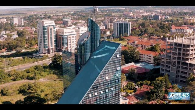 Victoria Towers-Nairobi Upper hill Aerial View (4k) смотреть онлайн