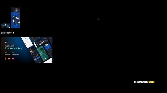 Assured 30 Insurance Mobile App UI Kit template medical design Easy Create Website смотреть онлайн
