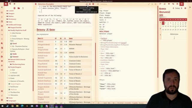Obsidian - Getting Started with Dataview смотреть онлайн