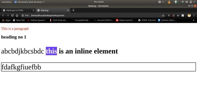 HTML | Part - 8 | Markups in HTML | I-Frames in HTML | Block Elements and Incline Elements смотреть онлайн