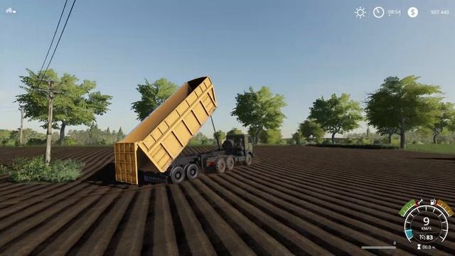 Трактор Т-25 и полуприцеп МАЗ для Farming Simulator 19 / Русские моды для FS 19 смотреть онлайн