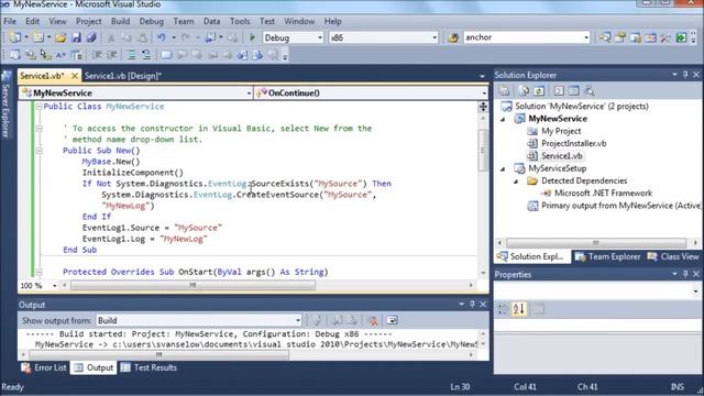 Windows Service with Timer смотреть онлайн