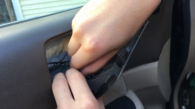 How To Remove & Replace Interior Car Door Handle Honda Accord 7th Gen 2003-2007 | DIY Auto Repair смотреть онлайн