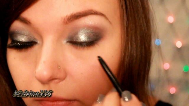 Новогодний макияж (New Year makeup tutorial) смотреть онлайн