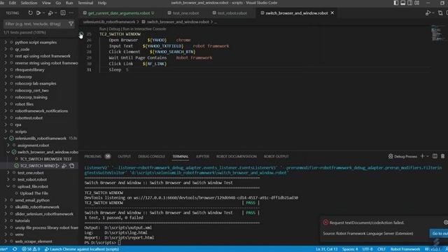 4) How to use Switch Window | Selenium - Robot Framework | смотреть онлайн