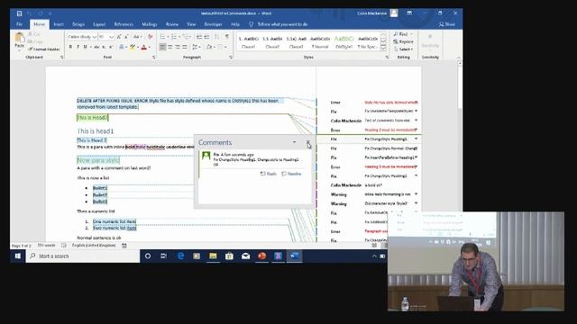 21. Colin Mackenzie: Use cases and examination of XML technologies to process MS Word documents... смотреть онлайн