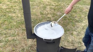 Как подготовить Новый Чугунный Садж к работе. Первый обжиг.