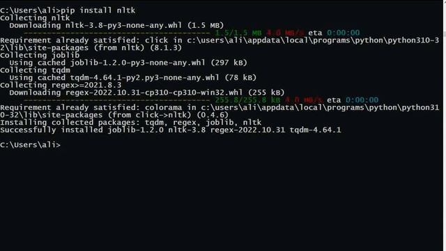 nltk install with python смотреть онлайн