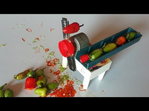 How to make mini cutter for vegetable ( experiment )