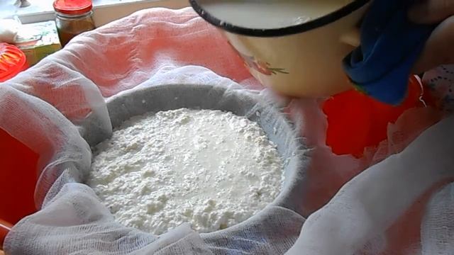 Домашний творог из магазинного молока. смотреть онлайн