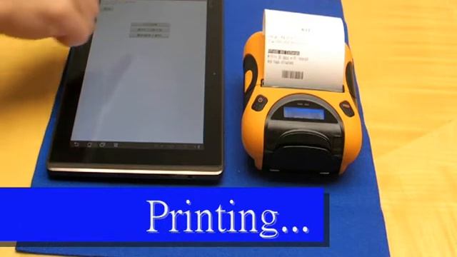 Mobile Printer for Android Tablet - STAR Micronics SM-T300DB50 Bluetooth Portable Printer смотреть онлайн