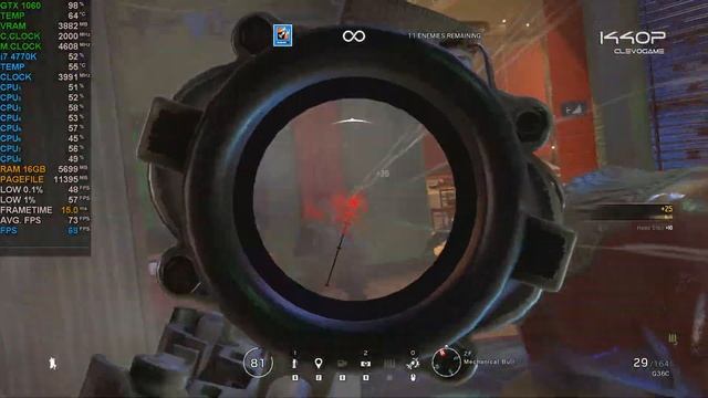 RAINBOW SIX SIEGE - GTX 1060 6GB - i7 4770K - 1080p - 1440p - 4K - FRAMERATE TEST | СlevoGame смотреть онлайн