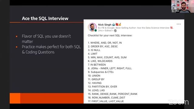 SQL and Data Science Interview: Successful Tips and Tricks смотреть онлайн