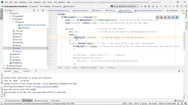 Django Dependent Drop Down List Example | Integration with Django Forms and Django Form Validations смотреть онлайн