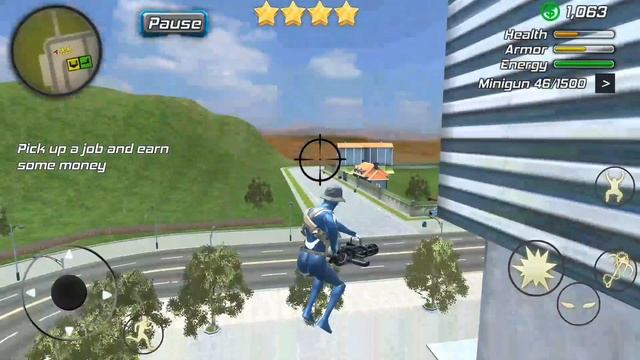 Rope Frog Ninja Hero - Strange Gangster Vegas #22 Corrupt Cops Mission | Android GamePlay HD смотреть онлайн