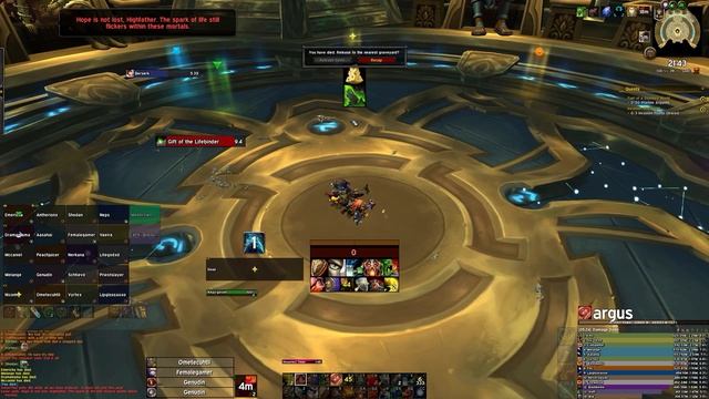 Renovo vs. Argus mythic - Protection warrior pov смотреть онлайн