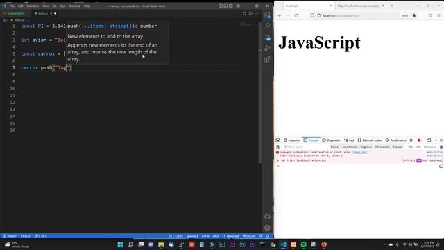 Clase 8 Declaracion de Constantes CONST en JavaScript смотреть онлайн