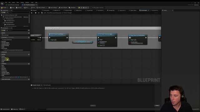 Let's Build the RPG! - 43 – Post Process Material Damage Indicator Effects on Screen – UE5 Tutorial смотреть онлайн