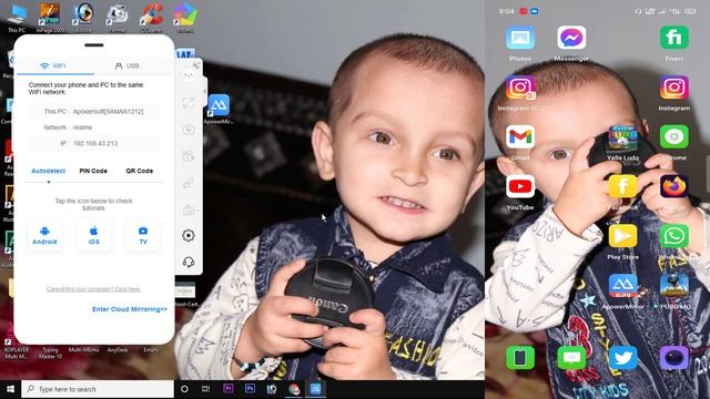 Apowermirror Android To PC USB | Mirror Android Mobile Screen To Pc/Laptops смотреть онлайн