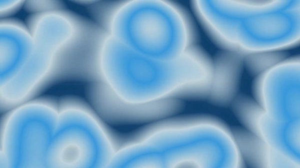 Blue LED Lights - 600 MINUTES Abstract Chill Blue - Background Wallpaper Visual 4K