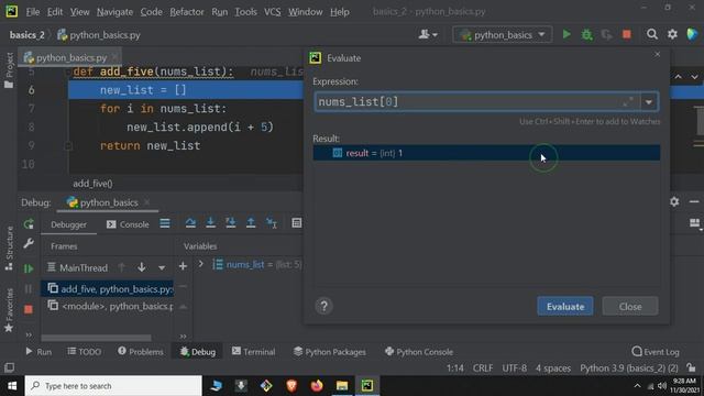 Python Tagalog Tutorial #122 - Pycharm debugger - (evaluate expression) смотреть онлайн