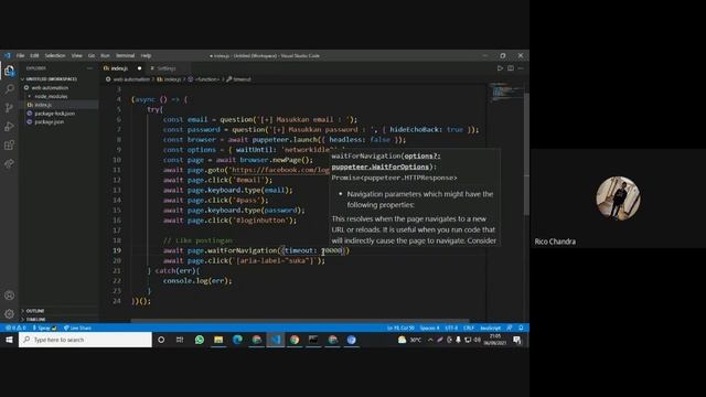 BSO BAJAX || Pertemuan 4 : Web-Automation dengan Puppeteer node JS смотреть онлайн