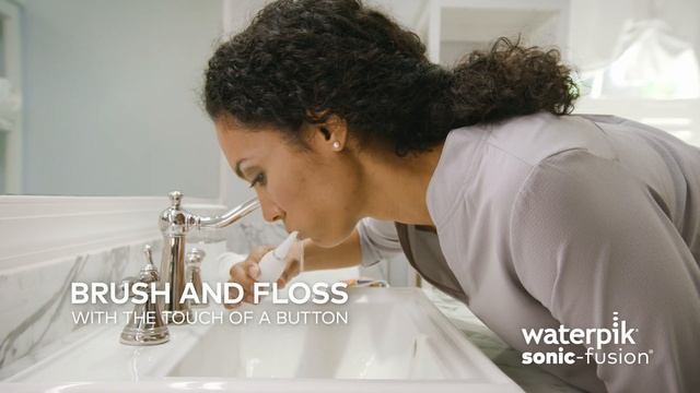 Waterpik™ Sonic-Fusion™ Lets You Brush & Floss With the Touch of a Button (0:06) смотреть онлайн