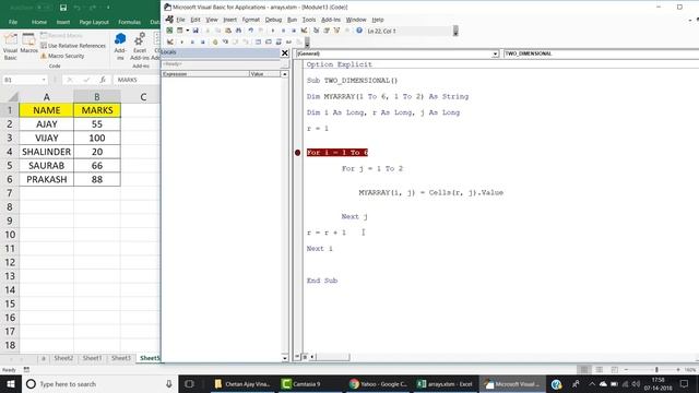 How to fill values in multi dimensional array - VBA Hindi Series 13/15 video 677 смотреть онлайн