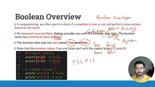 Lecture 9 - Python Boolean Concept in Details | Python Master Class | हिंदी में | CodeMyth смотреть онлайн