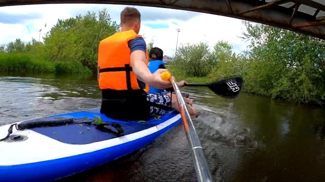 Прогулка по речке SUP Hydro Force смотреть онлайн