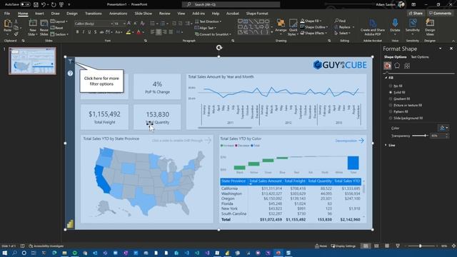 Help your Power BI report users with an Information Panel смотреть онлайн