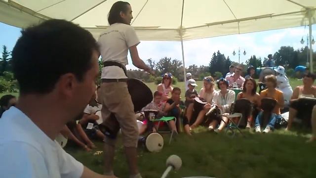Drum circle at "Sun Rhythm" stage. etho festival Kraiyna Mriy 2014 смотреть онлайн