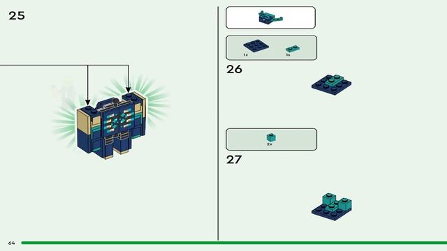 LEGO Instructions | Minecraft | 21246 | The Deep Dark Battle смотреть онлайн