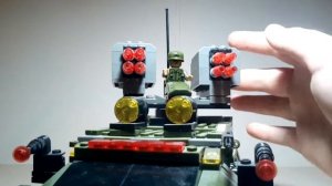 Обзор огромной военной машины Lego Sluban