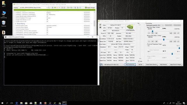 Nvidia Profile Inspector для разгона памяти. P0 state. смотреть онлайн