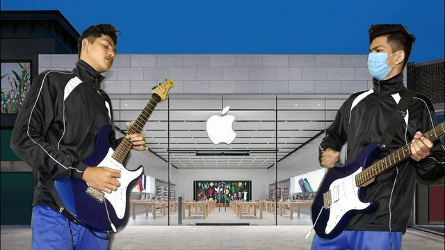 Cat Vibing To IPhone Ringtone On Electric Guitar ft. Bilal Göregen смотреть онлайн