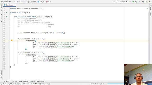 Reactive Stream :: Spring Project Reactor :: Publisher Flux and Mono - operators - filter and map смотреть онлайн