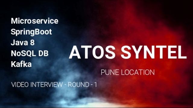 SELECTED | ATOS SYNTEL |Java microservice spring boot real time interview | Video Interview Round 1 смотреть онлайн
