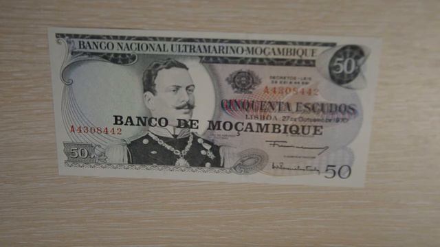 Банкноты Мозамбик часть 2. Португальская колония. смотреть онлайн