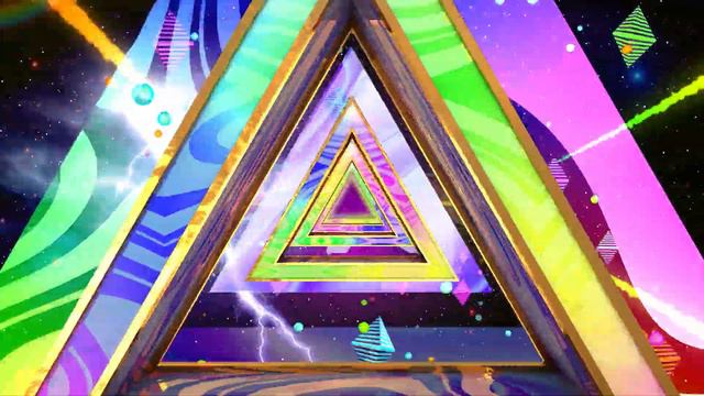 VJ LOOP NEON Triangle Stormy space Background - live wallpaper windows 11 - Motion 4k Screensaver смотреть онлайн
