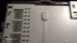 Ремонт матрицы телевизора Samsung LE26S81B.  Полосы на экране