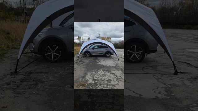 Обзор "Easy Life" Кухня - шатёр, тент 420х420. Для отдыха на природе. смотреть онлайн