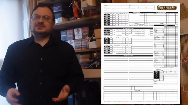 PATHFINDER Roleplaying Game, RPG Character Creation Ep 2 | The Character Sheet смотреть онлайн