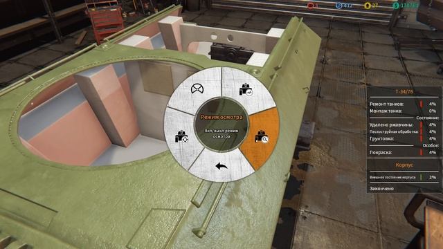 НАШЁЛ ВЗОРВАННЫЙ Т-34-76 НА ДНЕ БОЛОТА! ВОССТАНОВИЛ В МУЗЕЙ - TANK MECHANIC SIMULATOR смотреть онлайн