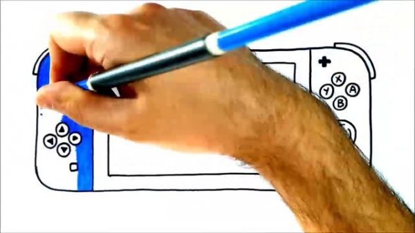 HOW TO DRAW NINTENDO SWITCH - HOW TO DRAW VIDEO GAME