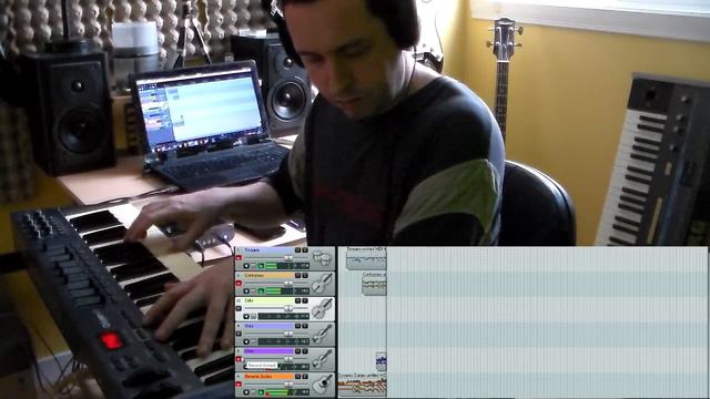 My New Year's Synphonic Impro (live midi recording in Reaper) смотреть онлайн