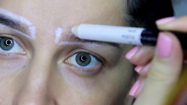 Как красить брови смотреть онлайн