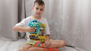 Пистолет с водными пузырями WowPlay/Полицейский автомобиль. Прикольные мыльные пузыри. ОБЗОРЫШ